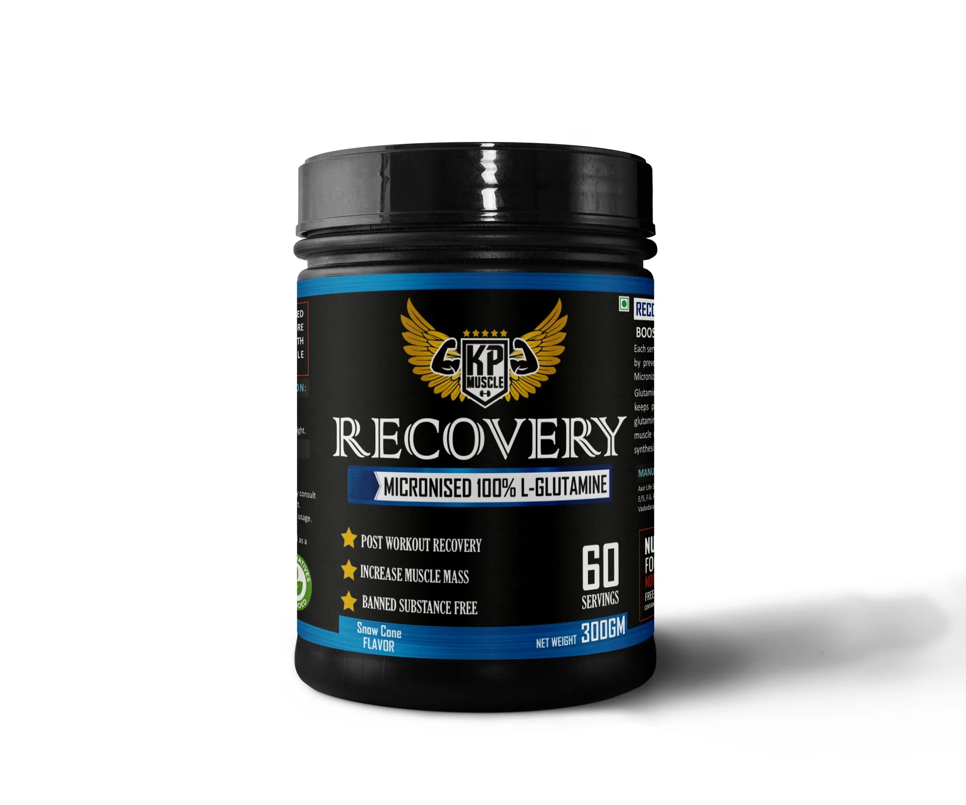 KP MUSCLE RECOVERY L- GLUTAMINE