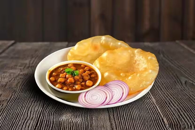 Paneer Chole [250 Ml] With 2 Bhature