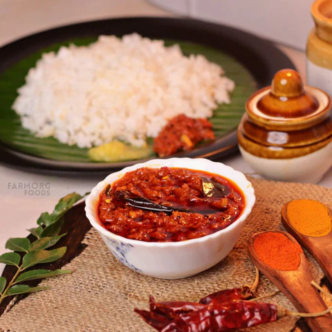 Pandumirchi Pickle Rice