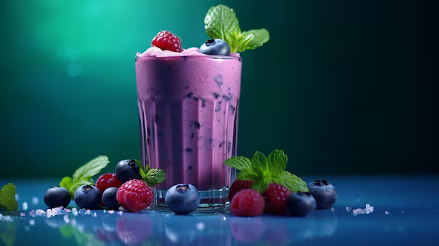 Blueberry Milkshake