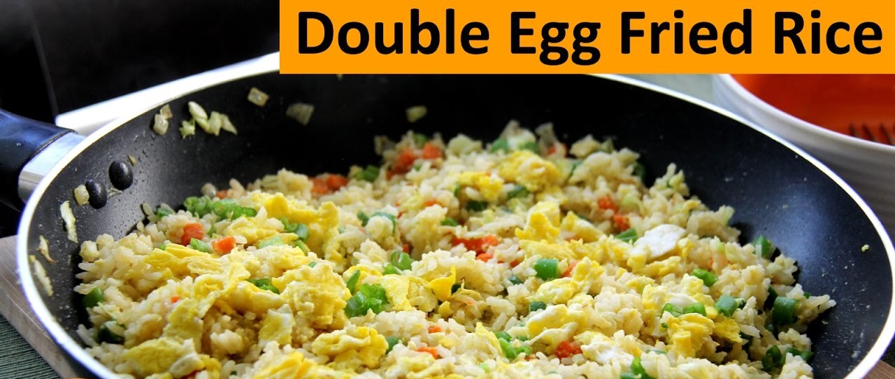 Double egg fried rice