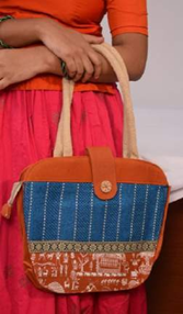 Blue Jute Bag