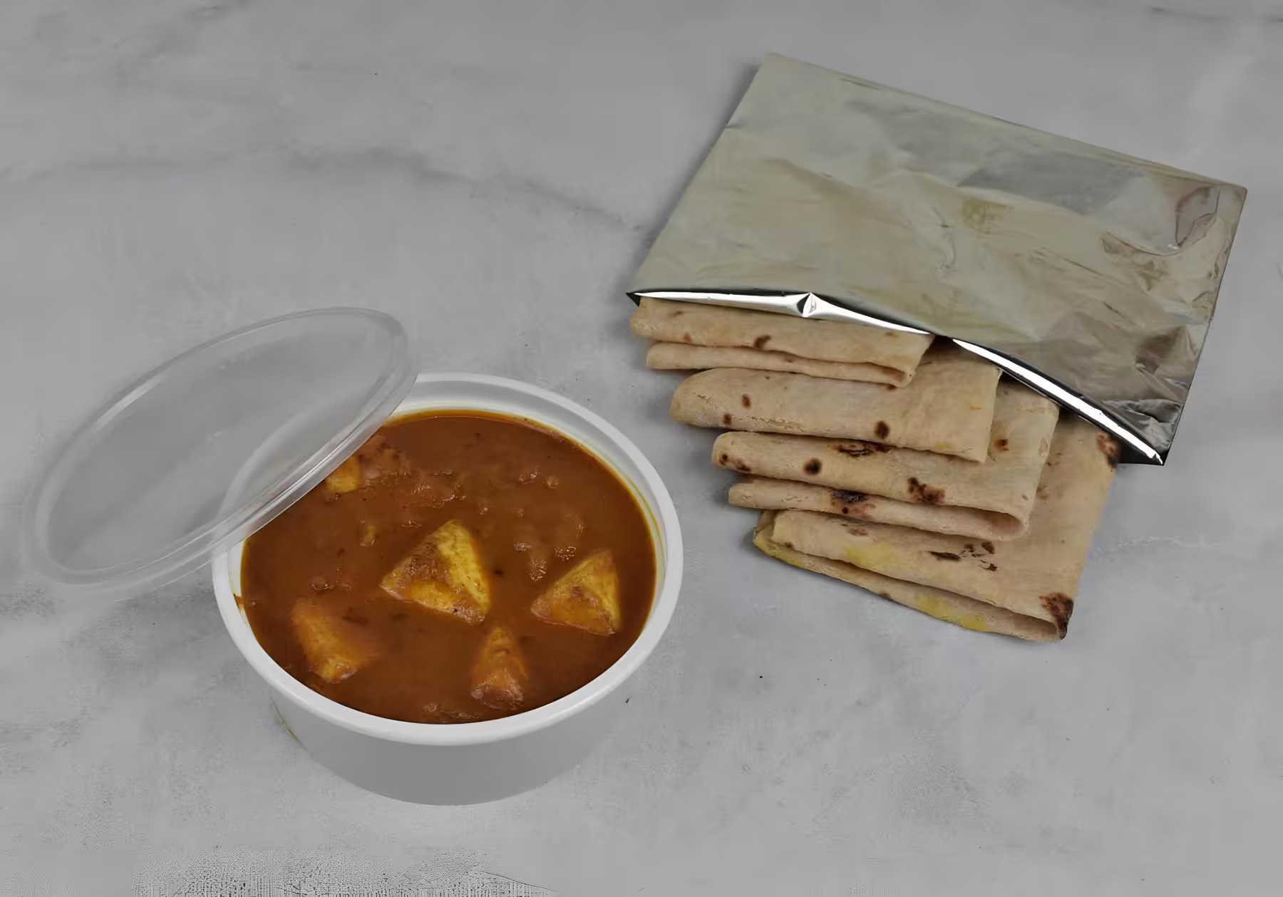 Chapati (4 pcs) + Paneer Butter Masala Combo