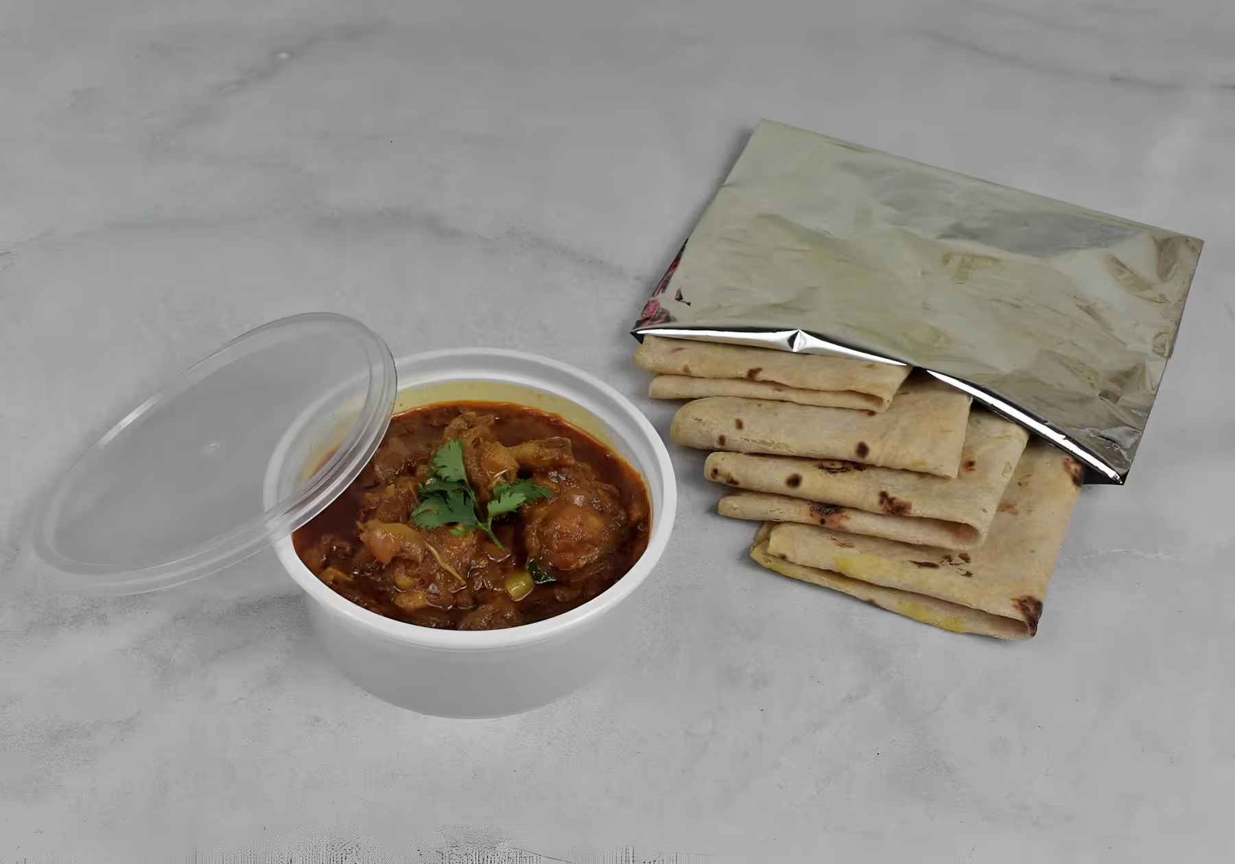 Chapati (4 pcs) + Chicken Masala Combo